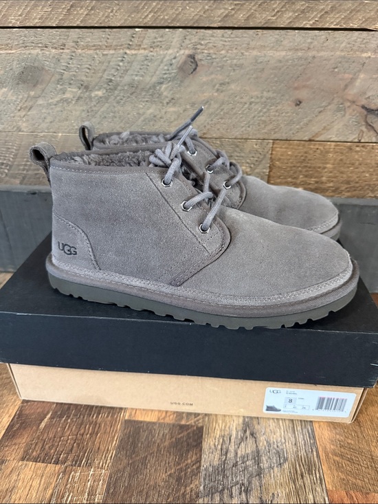 UGG Other - UGG Neumel Charcoal Suede Chukka Boots Men’s Size 8 – Style 3236